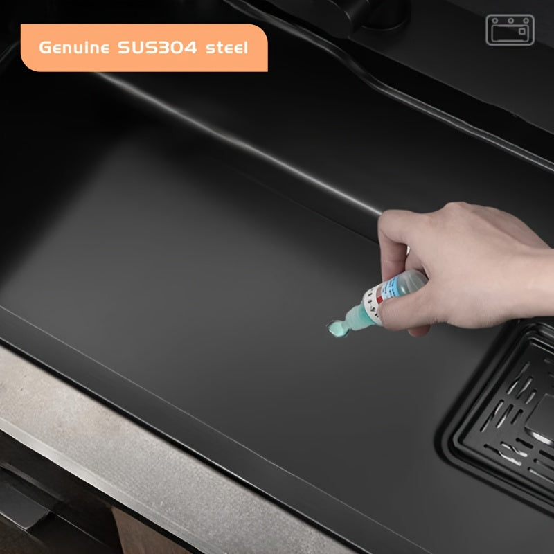 JIAYUN Heavy-Duty Kitchen Sink &ndash; Easy-Clean Stainless Steel Design