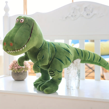 Green T-Rex Tyrannosaurus Stuffed Dinosaur Plush Toy Green A
