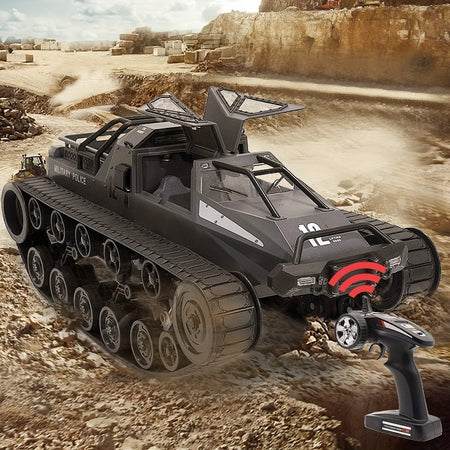 High-Speed Remote Control Tank Toy - 360&deg; Rotating Military Truck - Birthday Christmas Gift