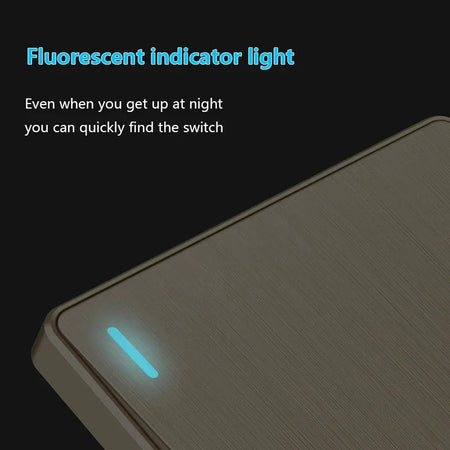 Depoguye Gold 13A UK Plug USB Wall Power Socket, Universal 10-hole outlet with Switch Electrical wall outlet with usb charger