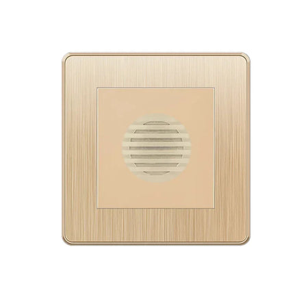 Depoguye Gold 13A UK Plug USB Wall Power Socket, Universal 10-hole outlet with Switch Electrical wall outlet with usb charger Music doorbell / 110-250V