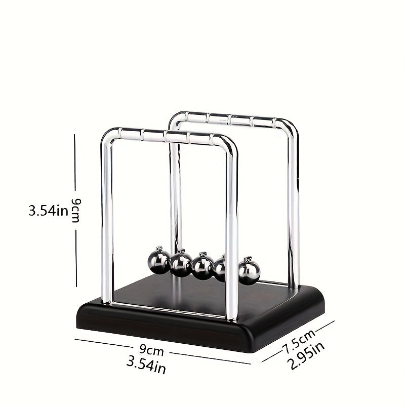 Magnetic Levitating Newton's Cradle &ndash; Classic Metal Desk Decor