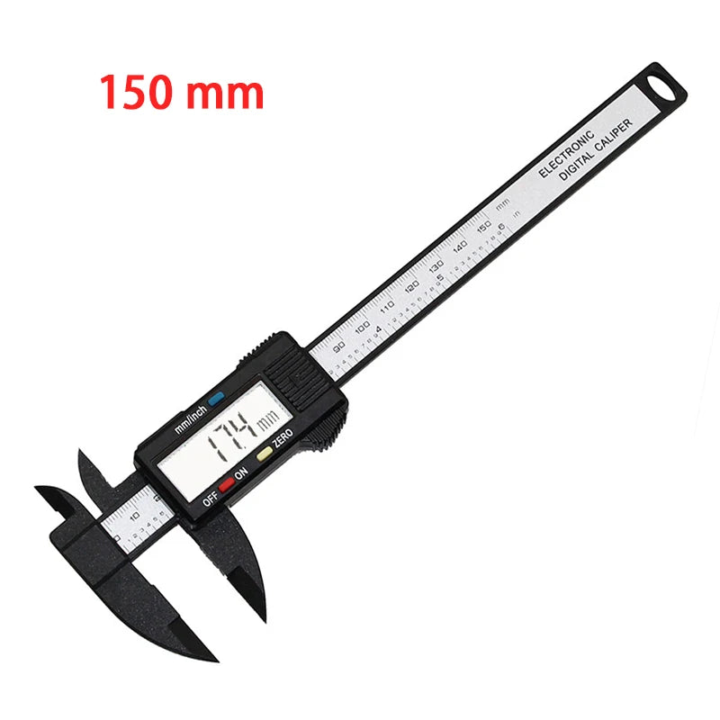 Digital Caliper 6 Inch Electronic Vernier Caliper 100mm Calliper Micrometer Digital Ruler Measuring Tool 150mm 0.1mm