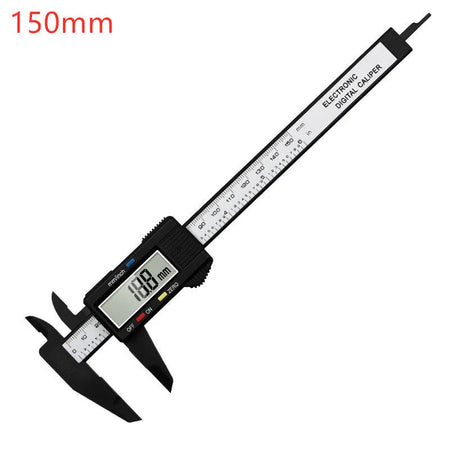 Digital Vernier Caliper 150mm: Precise Measurement Tool Digital  Black