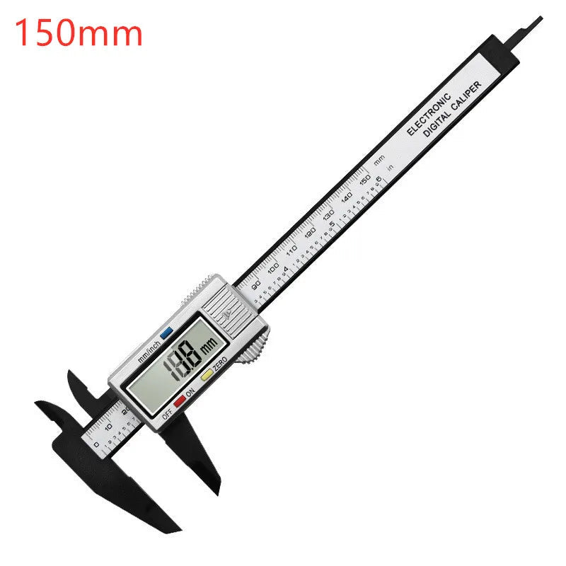 Digital Vernier Caliper 150mm: Precise Measurement Tool Digital Silverblack