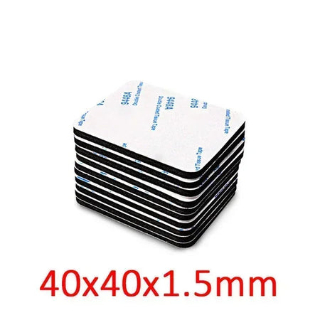 DIY Foam double sided adhesive tape super adhesif Two Sides eva Sticker Installation Fixing Pad for Home/Auto/Office Accessories black 40x40mm / 100pcs / 1.5mm