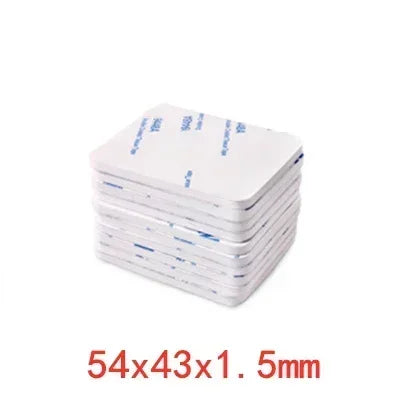 DIY Foam double sided adhesive tape super adhesif Two Sides eva Sticker Installation Fixing Pad for Home/Auto/Office Accessories white 54x43mm / 100pcs / 1.5mm