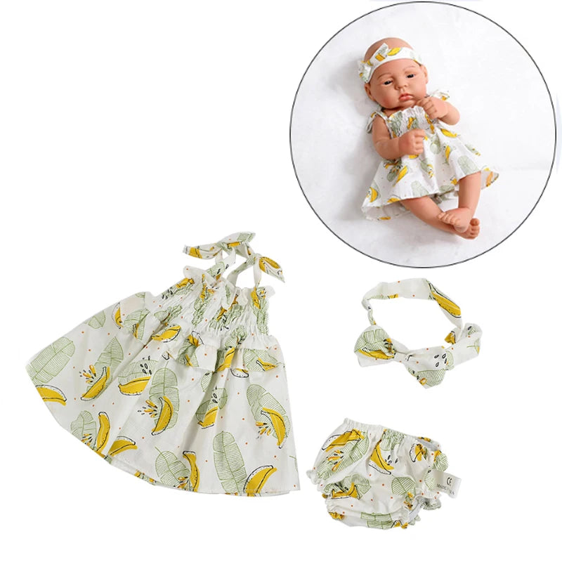 Doll Clothes for 40cm Doll Accessories Clothes Skirt Dress Accessories Suitable For 16inch Reborn Doll Clothes Accessories