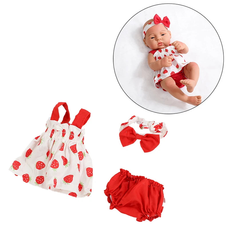 Doll Clothes for 40cm Doll Accessories Clothes Skirt Dress Accessories Suitable For 16inch Reborn Doll Clothes Accessories