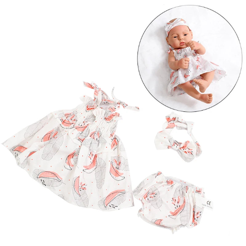 Doll Clothes for 40cm Doll Accessories Clothes Skirt Dress Accessories Suitable For 16inch Reborn Doll Clothes Accessories