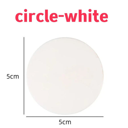Door Stopper Anti-collision Silicone Handle Self Adhesive Mute Anti-Shock Protection Porte Pad Home Improvement Wall ProtectorP circle-white / 1pcs