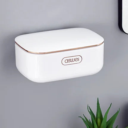 Double layer Soap Box Drain Soap Holder Bathroom Shower Soap Rack sponge Storage Plate Toilet Laundry Soap Box Bathroom 01