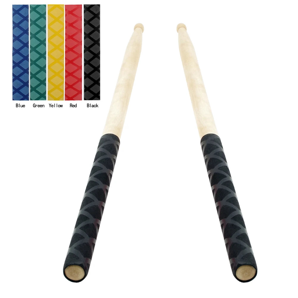 Drum Stick Grips - Anti-Slip Sweat Absorbed for Drumsticks - 2Pcs