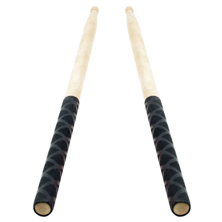 Drum Stick Grips - Anti-Slip Sweat Absorbed for Drumsticks - 2Pcs Black / CHINA