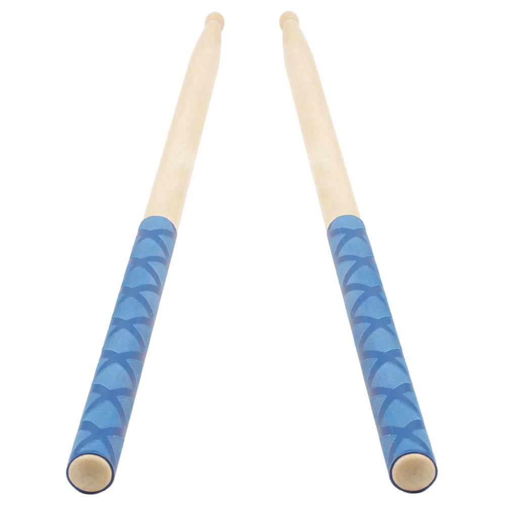 Drum Stick Grips - Anti-Slip Sweat Absorbed for Drumsticks - 2Pcs Blue / CHINA
