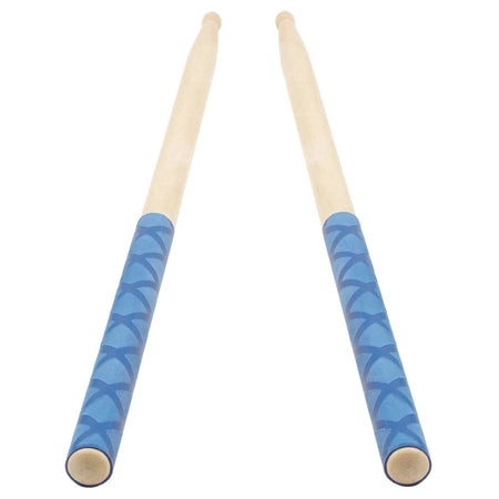 Drum Stick Grips - Anti-Slip Sweat Absorbed for Drumsticks - 2Pcs Blue / CHINA