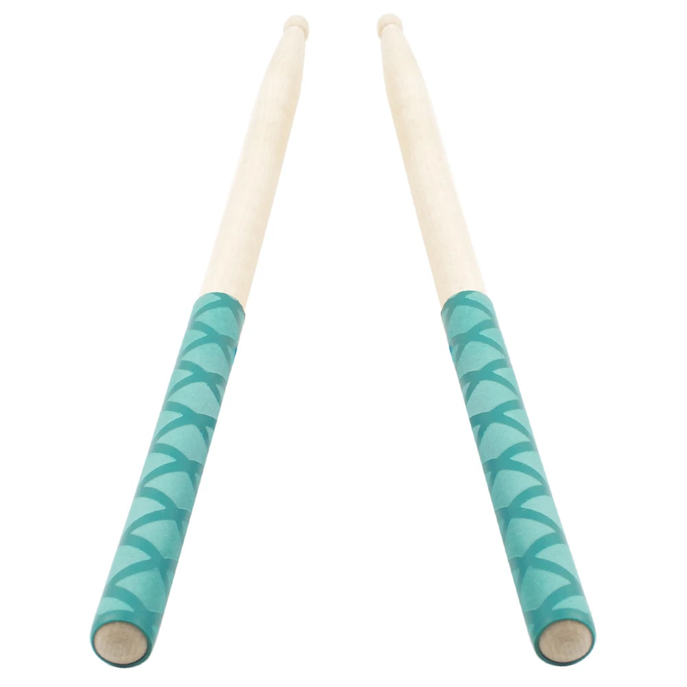 Drum Stick Grips - Anti-Slip Sweat Absorbed for Drumsticks - 2Pcs Green / CHINA
