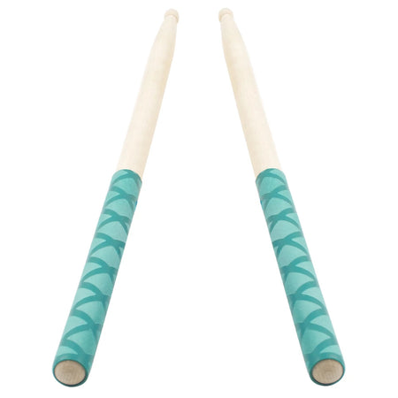 Drum Stick Grips - Anti-Slip Sweat Absorbed for Drumsticks - 2Pcs Green / CHINA