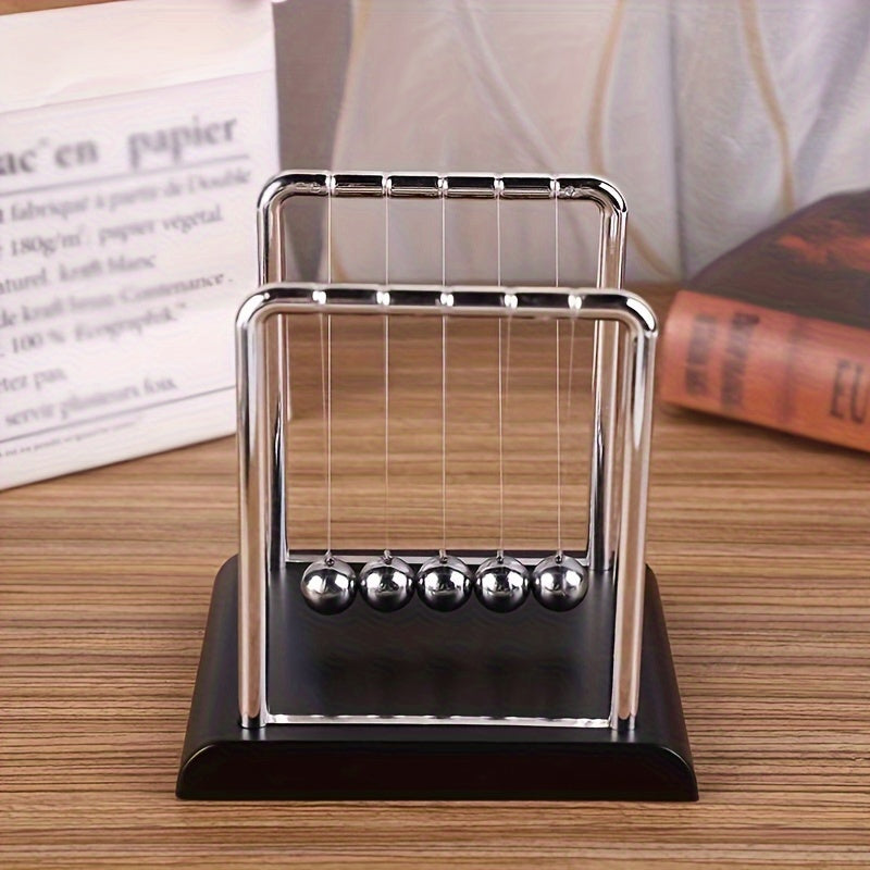 Magnetic Levitating Newton's Cradle &ndash; Classic Metal Desk Decor