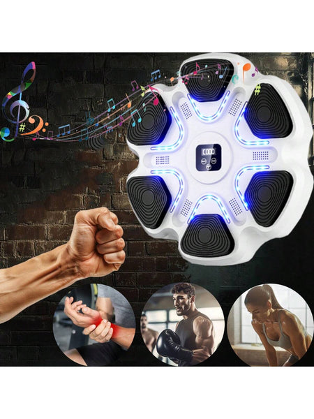 Interactive Music Boxing Machine with Gloves &ndash; Wall-Mounted Target for Adults