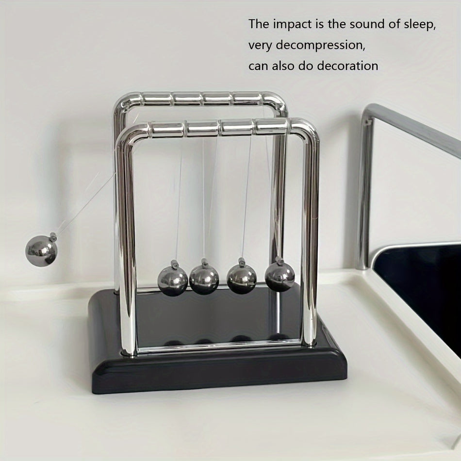 Magnetic Levitating Newton's Cradle &ndash; Classic Metal Desk Decor