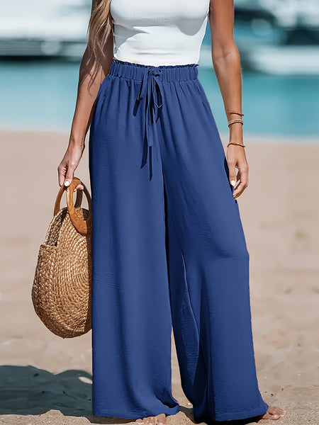 Elegant High-Waisted Loose Wide-Leg Pants for Women