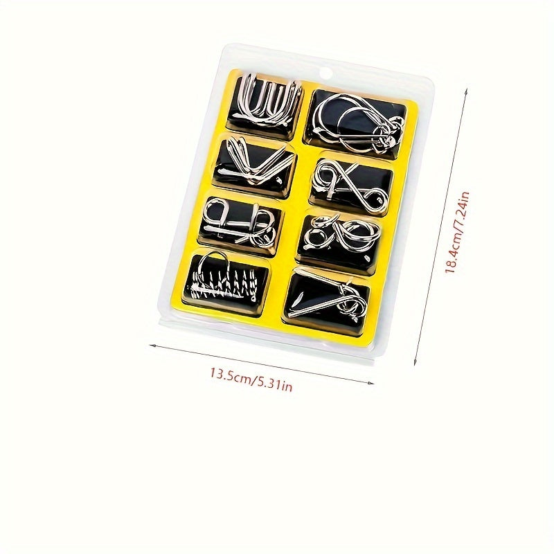 Nine-Ring Puzzle Intelligence Buckle Lock Kongming Lock Educational Toy Game