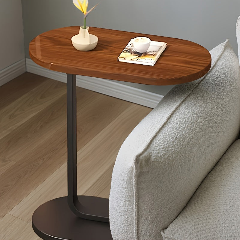 Small Round Bedside Cabinet for Coffee Table - Simple Design, Durable Texture