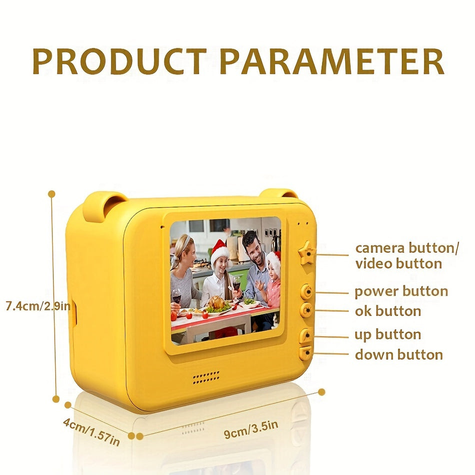Toddler Instant Print Camera HD Digital Video Baby Toy