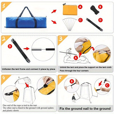 Portable Outdoor Changing Tent - Privacy Shelter for Camping and Beach