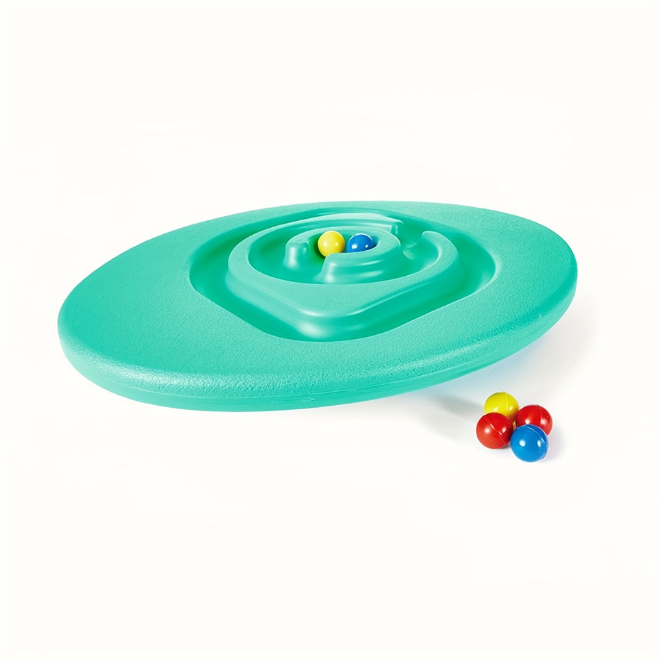 Children's Round Balance Trainer Board - Kids Sensory Training Toy for Indoor Sports - Halloween Christmas Gift 1pc Green