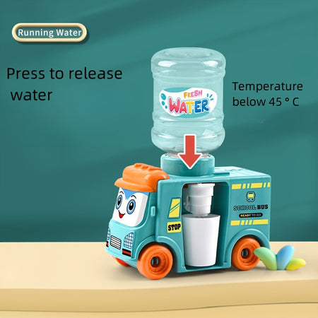 Fun Can Slide Bus Water Dispenser, Boys And Girls Toys Gift