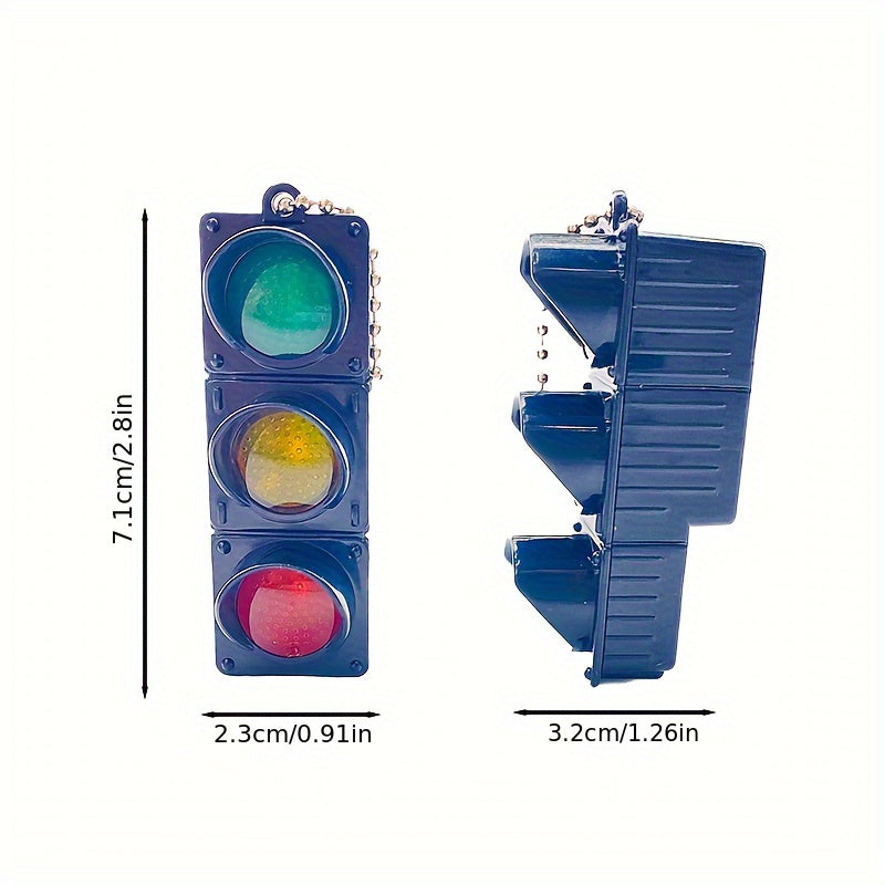 Interactive LED Traffic Light Learning Toy - Educational Gift for Youngsters 14+