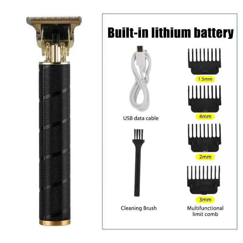 Electric T9 Hair Clipper Trimmer For Men Rechargeable Electric Shaver Beard Barber Hair Cutting Machine Men Beard Trimmer