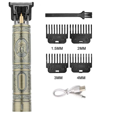 Electric T9 Hair Clipper Trimmer For Men Rechargeable Electric Shaver Beard Barber Hair Cutting Machine Men Beard Trimmer