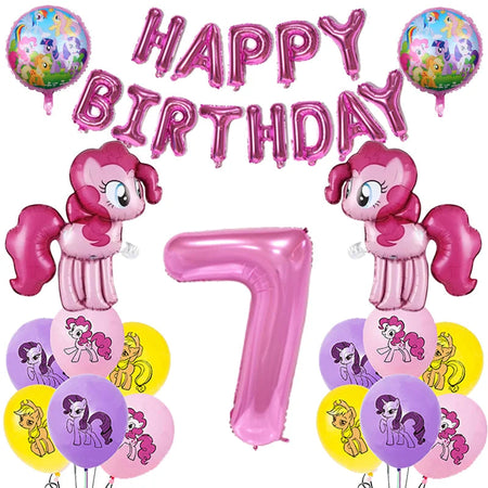 Elegant Little Pony Party Decoration Set Balloon-30pcs / CHINA