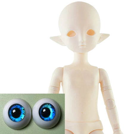 Elf Doll DIY makeup 30cm Doll Head  or Whole Doll Lol Dolls Beautiful Kids Girl Dolls Toy Gift 12 / B (head and body)