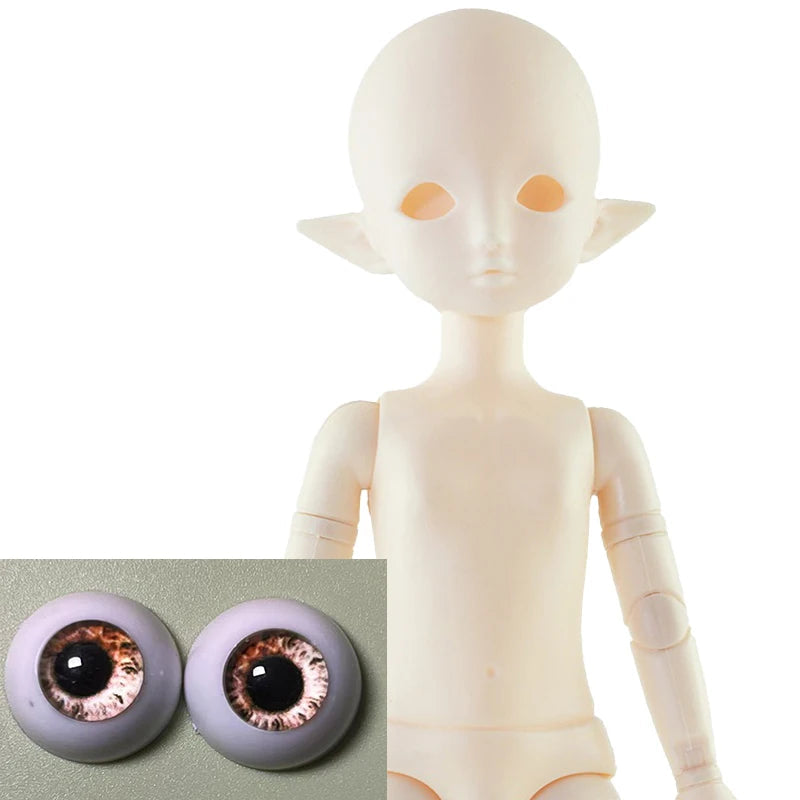 Elf Doll DIY makeup 30cm Doll Head  or Whole Doll Lol Dolls Beautiful Kids Girl Dolls Toy Gift 13 / B (head and body)