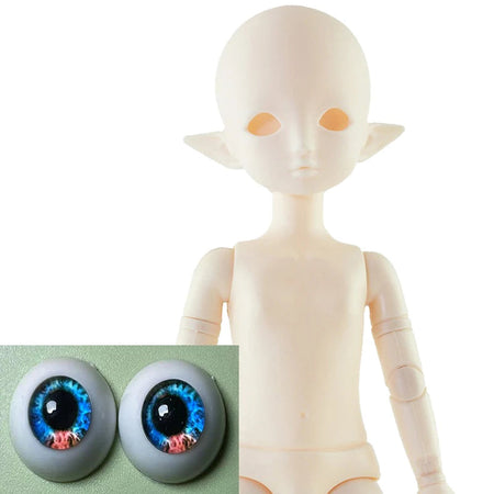 Elf Doll DIY makeup 30cm Doll Head  or Whole Doll Lol Dolls Beautiful Kids Girl Dolls Toy Gift 14 / A (head)