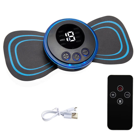 EMS Electric Pulse Neck Massager Cervical Massage Patch Back Sticker Muscle Stimulator Portable Relief Pain Relax Massageador