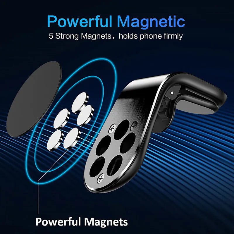 Erilles Magnetic L-Type Universal Car Phone Holder