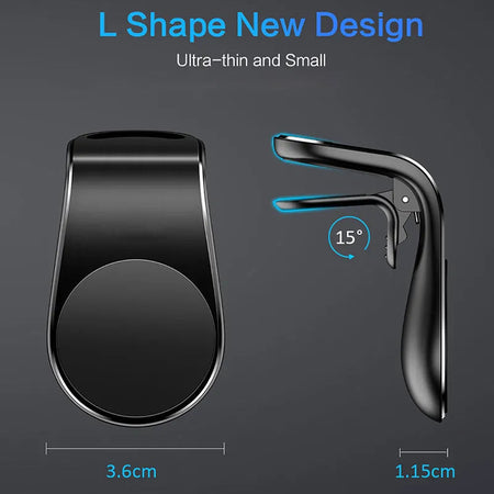 Erilles Magnetic L-Type Universal Car Phone Holder