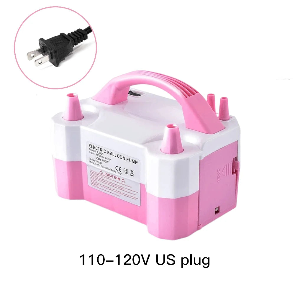 EsenTroye Double-hole AC Portable Electric Balloon Pump 110V-120V US Plug / Balloon Air Pump