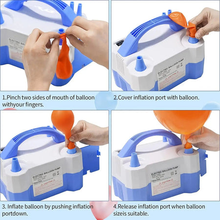 EsenTroye Double-hole AC Portable Electric Balloon Pump
