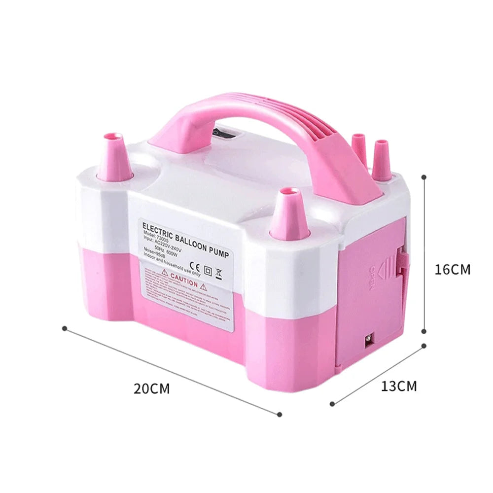 EsenTroye Double-hole AC Portable Electric Balloon Pump
