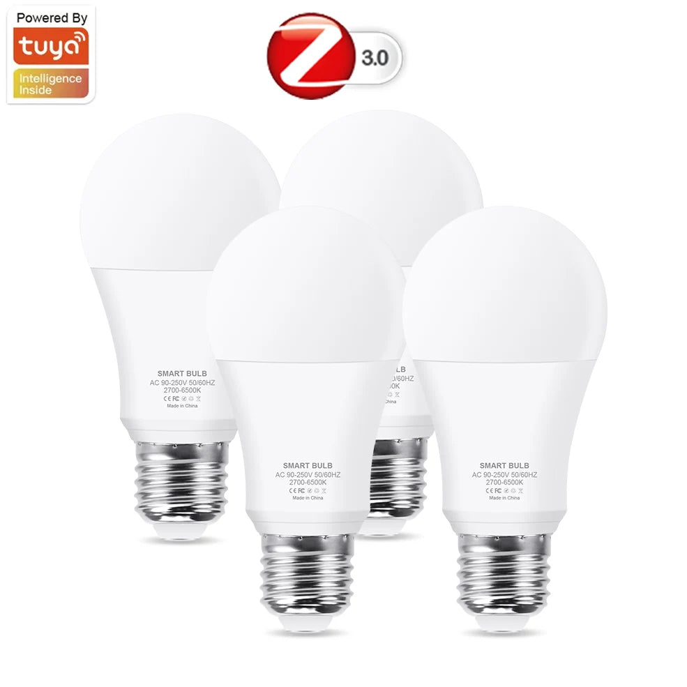 Excellux 18W/15W RGB Smart LED Bulb - Zigbee &amp;amp; WiFi Compatible Zigbee 4pcs / 18W