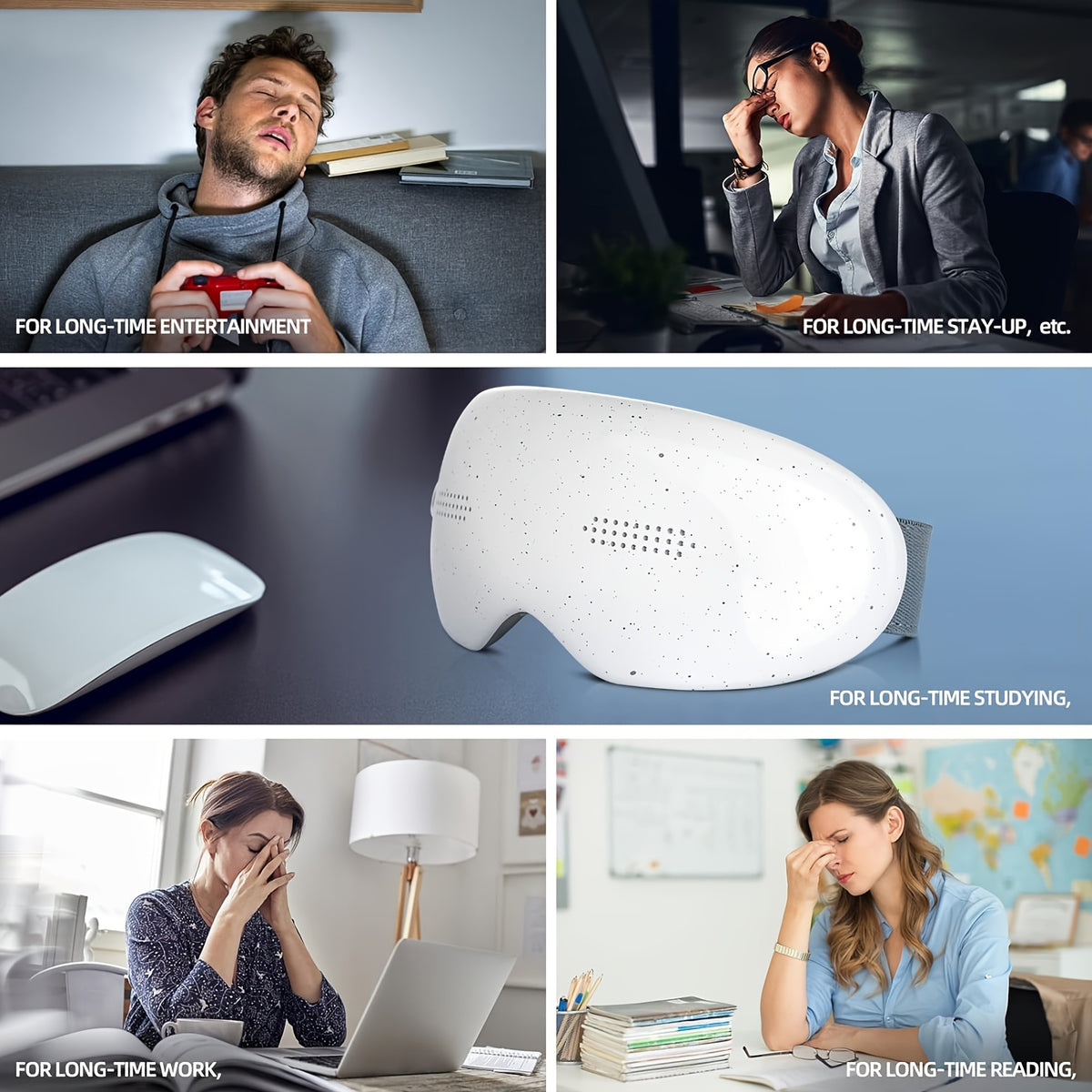 Hot Eye Massager - Music Eye Mask No Electricity For Home