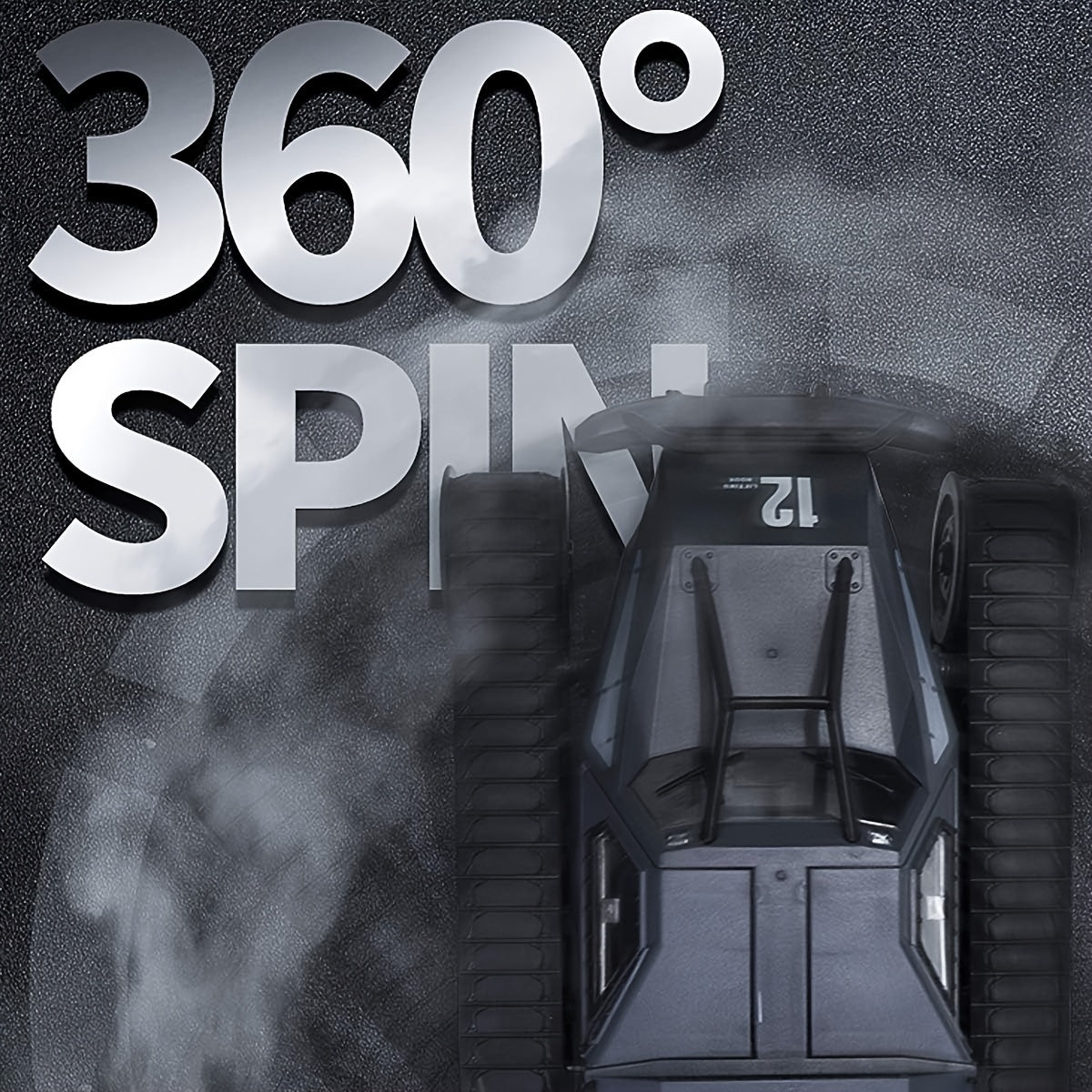 High-Speed Remote Control Tank Toy - 360&deg; Rotating Military Truck - Birthday Christmas Gift