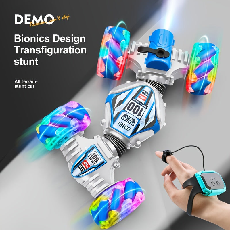 Gesture Sensing Deformation Car - Stunt Dump Truck - Off-road Climbing Four-wheel Drive Toy Car