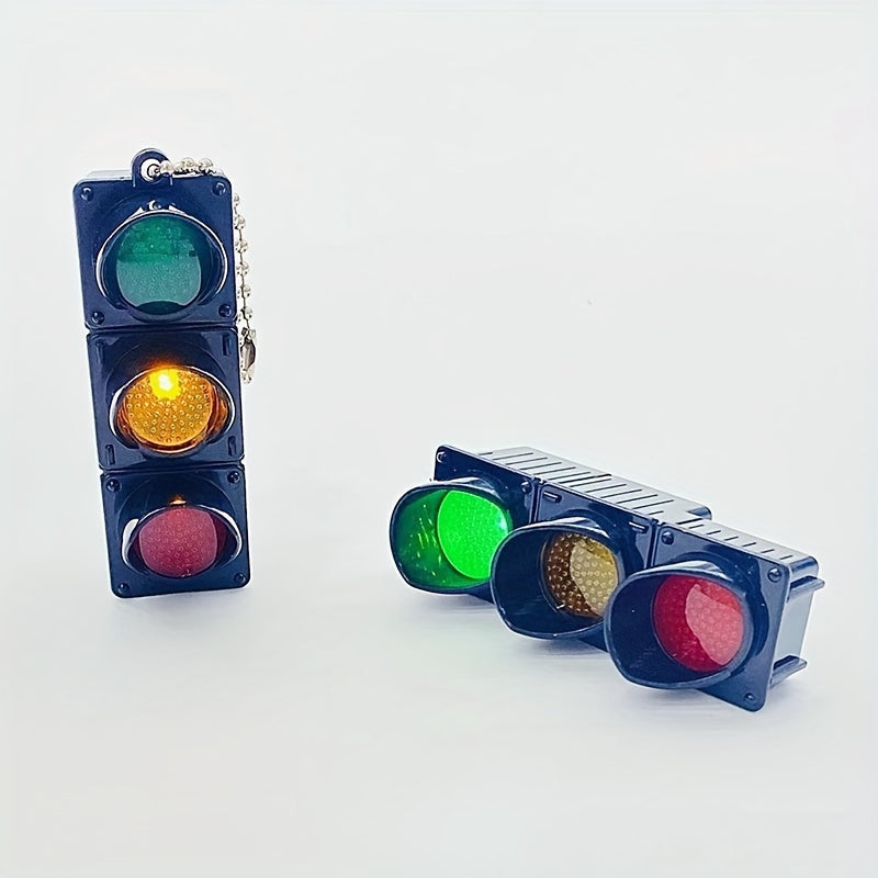 Interactive LED Traffic Light Learning Toy - Educational Gift for Youngsters 14+